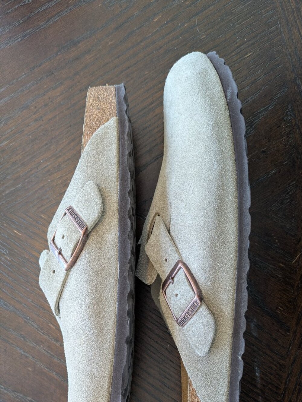 Birkenstock Women's Boston Soft Footbed Clogs - Taupe - Picture 4 of 4
